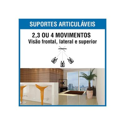 Suporte Para Tv Tri-articulado 10-56" Bra4.0 - Brasforma