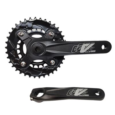 PEDIVELA BIKE DUPLO INTEGRADO 24/38T ALUMINIO 10/11V 170MM