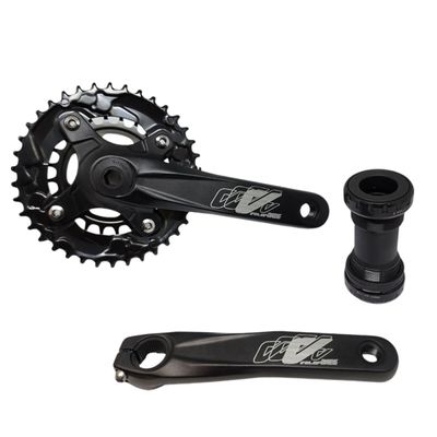 PEDIVELA BIKE DUPLO INTEGRADO 24/38T ALUMINIO 10/11V 170MM