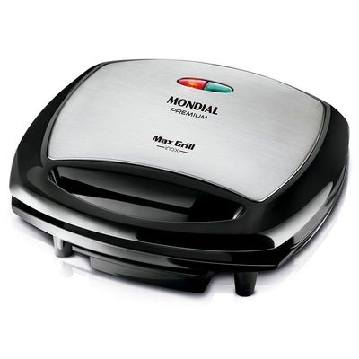 Max Grill Mondial G-07 Grill-127v-preto/inox 110V