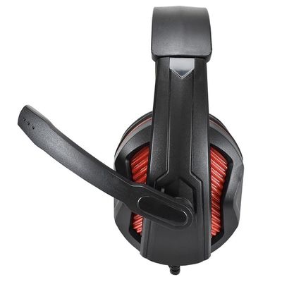 Fone De Ouvido Evus Pc Gamer F-02 P2 Preto/Vermelho