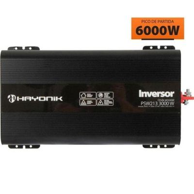 Inversor De Onda Senoidal 3000w 24vdc-127v Psw213 Hayonik
