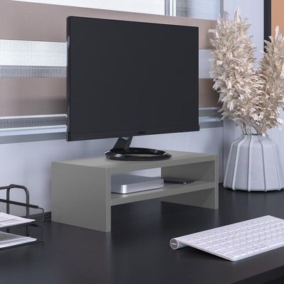 Suporte Para Monitor Stand Home Office Lap 63 Cm L03 Cinza - Lyam