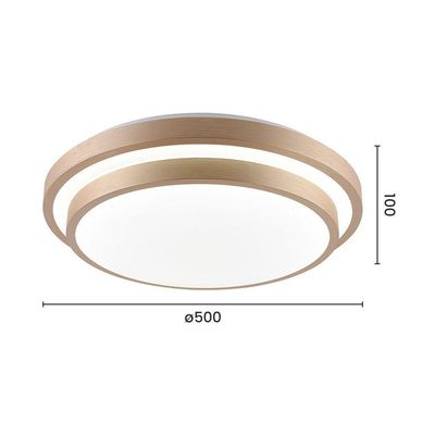 Plafon Sindora Dcx02325 Led Bivolt Dourado