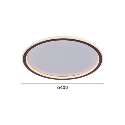Plafon Sindora Dcx03112 Led Bivolt Preto