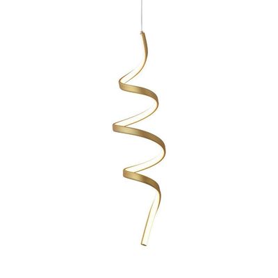 Lustre Pendente Sindora Dcd03235 Dourado Led Bivolt