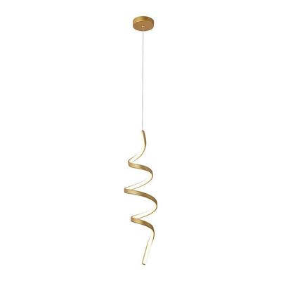 Lustre Pendente Sindora Dcd03235 Dourado Led Bivolt