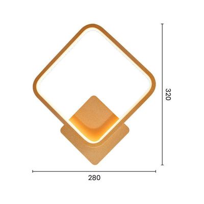 Arandela Sindora Dcb03089 Led Dourada Bivolt