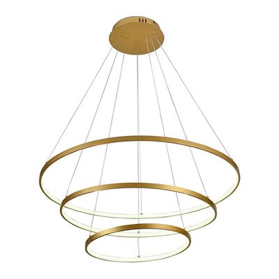 Lustre Pendente Sindora Dcd015002 Dourado Led Bivolt