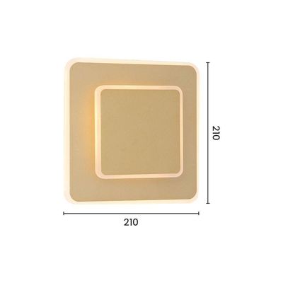 Arandela Sindora Dcb03279 Led Dourada Bivolt