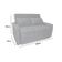Sofá Cama Para Sala De Estar Amora New Veludo Matrix - Chumbo Chumbo