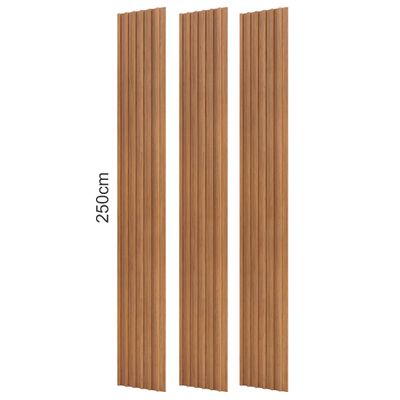 Painel Ripado em MDF 134x250 cm Freijó PA75JJ Dalla Costa