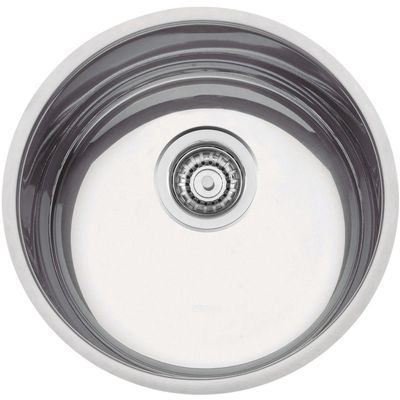Cuba de embutir Tramontina Luna 38 BL em Aço Inox Alto Brilho 38 cm