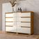 Conjunto Guarda Roupa E Comoda Rise Freijo Off White