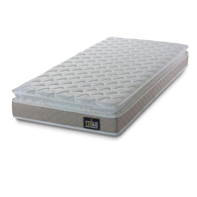 Cama Box Solteiro Hellen Espuma Premium D33 Pillow Top Branco