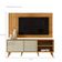 Conjunto Painel E Rack Terminus Cumaru Opala