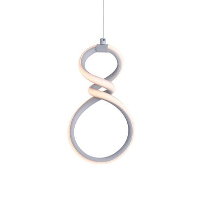 Lustre Pendente Sindora Dcd03256 Branco Led Bivolt
