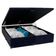 Cama Box Baú Casal Bipartido Suede Sereneprime Preto 138x188x44
