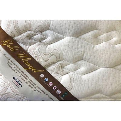 Colchão Casal Espuma Visco Gel Molas Ensacadas Superpocket Gold Ultra Ortopillow (138x188x32) - Ortobom