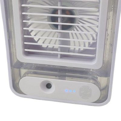 Ventilador Umidificador Agua 3 Velocidades Touch Usb Led Verao Calor Casa Mesa Trabalho Estudo Silencioso Portatil