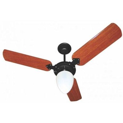 Ventilador Pêra New Preto 110V 3 Pás Verniz 110V