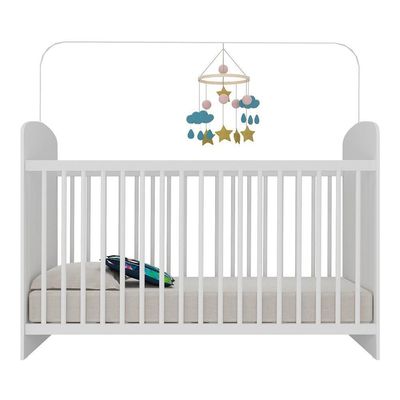 Berço Com Colchão Incluso Ana Lívia Mp0515c Branco