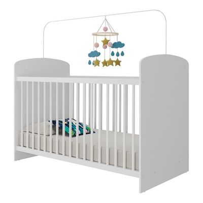 Berço Com Colchão Incluso Ana Lívia Mp0515c Branco