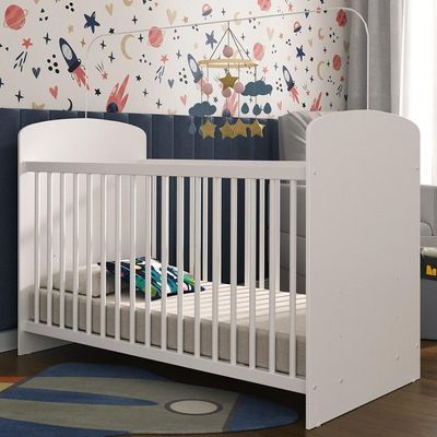 Berço Com Colchão Incluso Ana Lívia Mp0515c Branco