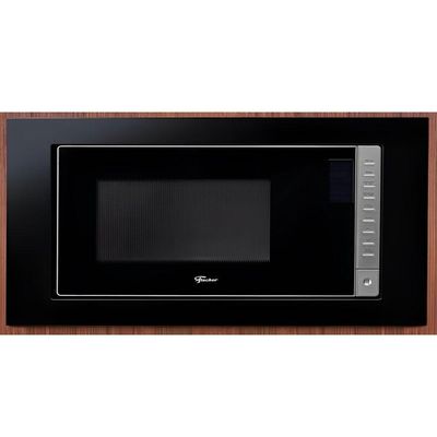 Micro-ondas Embutir Fit Line 25L Moldura Preta 220V Fischer