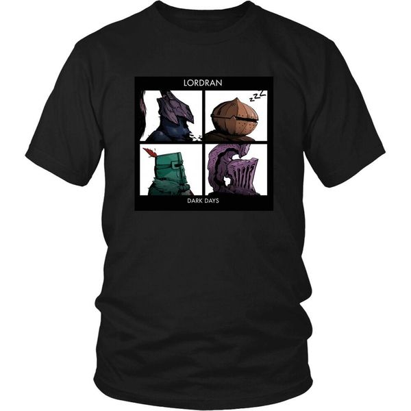 Camiseta Unissex Dark Souls Lordran Gorillaz P Camiseta Unissex Dark Souls Lordran Gorillaz P