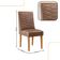 Mesa De Jantar Eloise Tampo MDF Vidro Com 6 Cadeiras Moderna Tork Off White Naturale