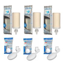 Kit 3 Vela Tripla Ação P/ Filtro De Barro 3 Boias Stéfani