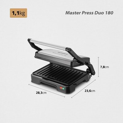 Master Press Duo 180 Mondial Preto/inox Pg-01-180 127v/60hz