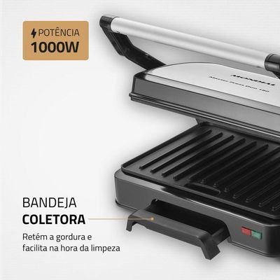 Master Press Duo 180 Mondial Preto/inox Pg-01-180 127v/60hz