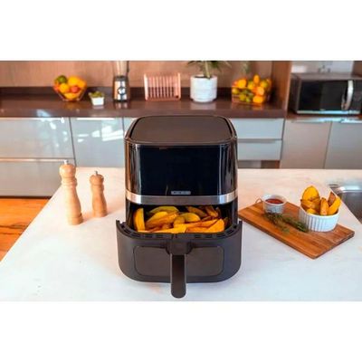 Fritadeira Air Fryer Black Decker 7L AFDLG Preta e Inox 220V