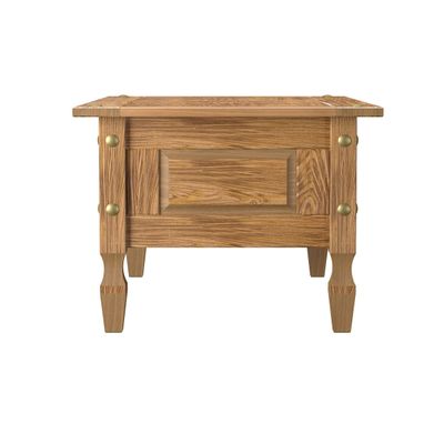 Mesa de Centro com Gaveta em Madeira 100x60x45 cm Carvalho Rústico Elliottiis