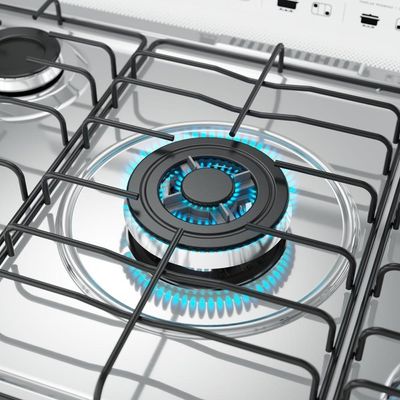Fogão Mueller 5 Bocas Decorato Inox Com Tripla Chama Inox Bivolt