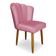 Cadeira Para Mesa De Jantar Veludo Reforçada Balaqui Decor Rosa