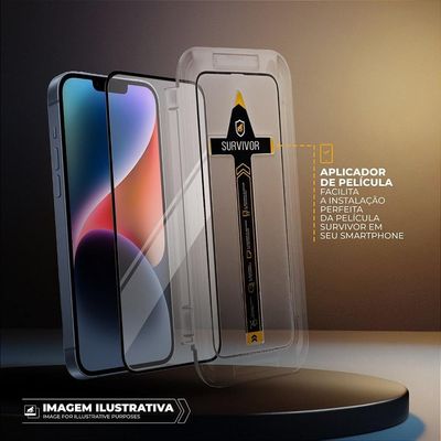 Película Para Iphone 16 Pro Max Com Aplicador - Survivor Privacidade - Gshield