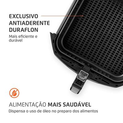 Fritadeira Sem óleo Air Fryer 8l Mondial Preto 220V