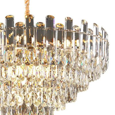 Lustre Pendente Sindora Dcd00464 Dourado E14 Bivolt