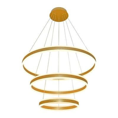 Lustre Pendente Sindora Dcd03004 Dourado Led Bivolt