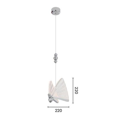 Lustre Pendente Sindora Qd05102 Cromado Led Bivolt