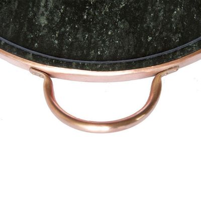 Forma De Pedra Sabão Para Pizza Curada 32 Cm