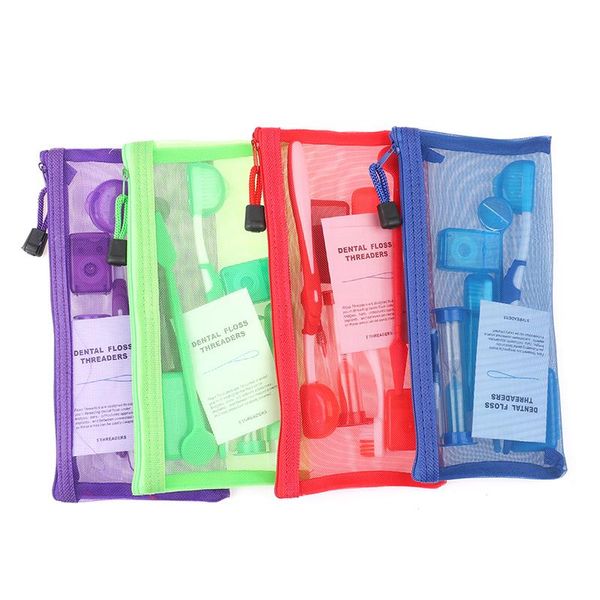 Kit de Ferramentas de Clareamento Dental e Higiene Oral verde