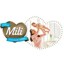 Fralda Descartável Mili Love & Care Tamanho P 4 Pacotes com 28 Total 112 fraldas