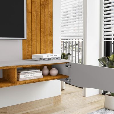 Suporte Tv 65 Polegadas Sauípe Naturalle Off-white