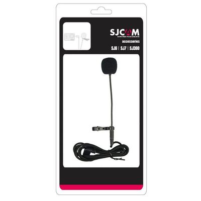Microfone Lapela Externo Longo Original SJCAM SJ6 / SJ7 / SJ360