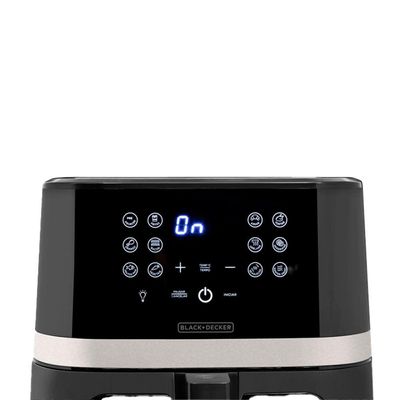 Fritadeira Air Fryer Black Decker 7L AFDLG Preta E Inox 110V