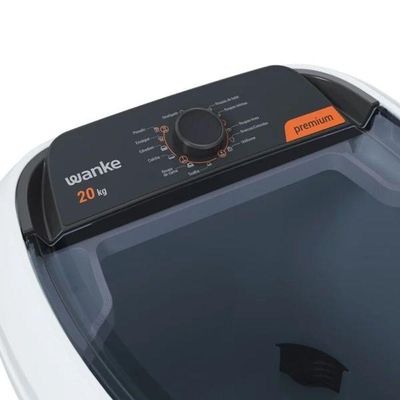 Lavadora De Roupas Semiautomática Premium 20 Kg Branca Wanke 220V